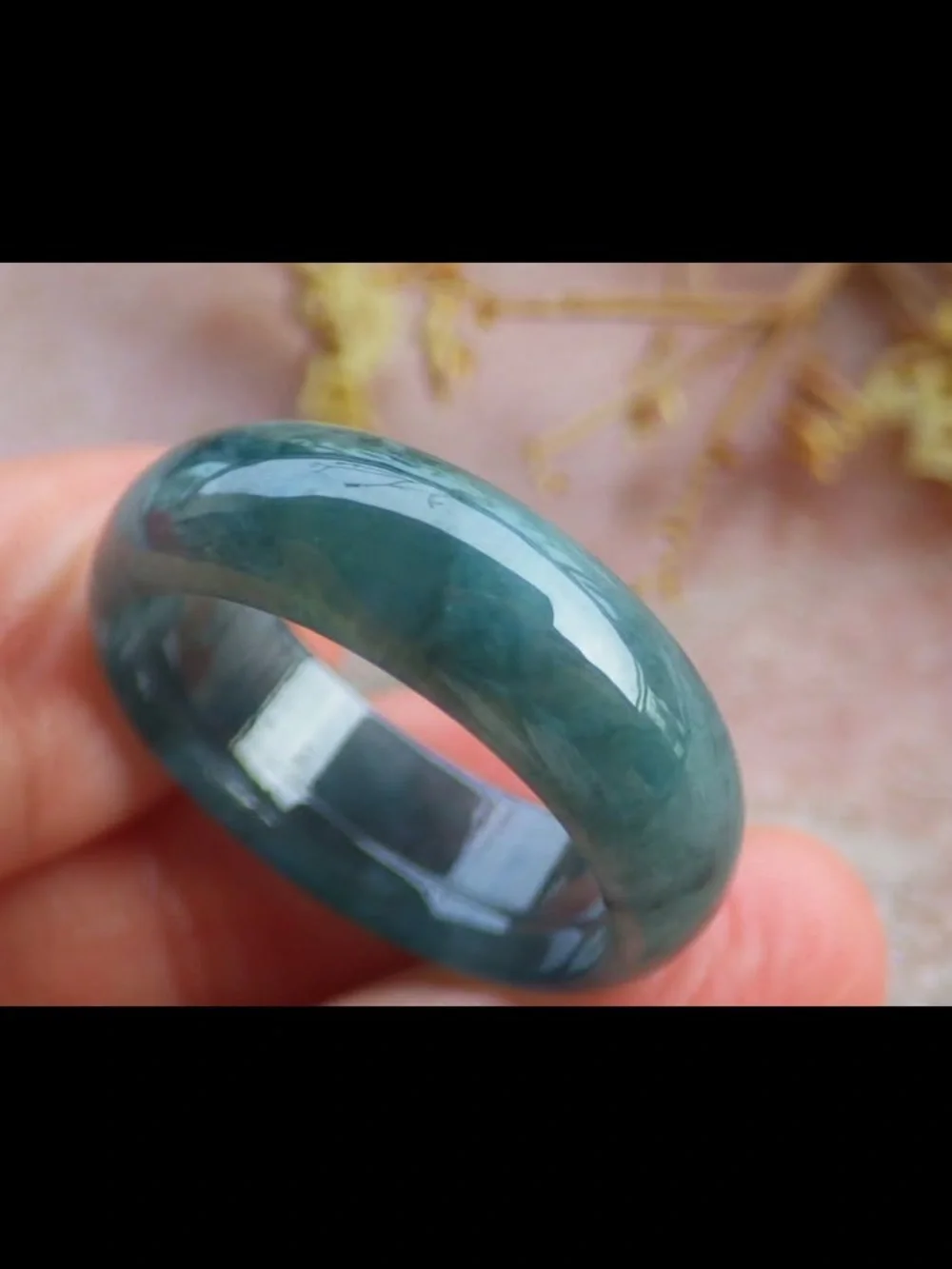 Certificate Jadeite Jewelry Jade luck Green Ring Size 10.5